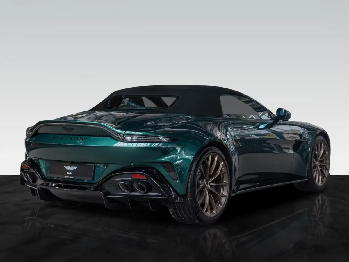 Aston Martin Vantage V8 Spider 2026, rear view — Ibiza Luxury Car Rental, Ibiza. Aston Martin Vantage V8 Spider in Ibiza An Aston Martin Vantage V8 Spider rental in Ibiza…