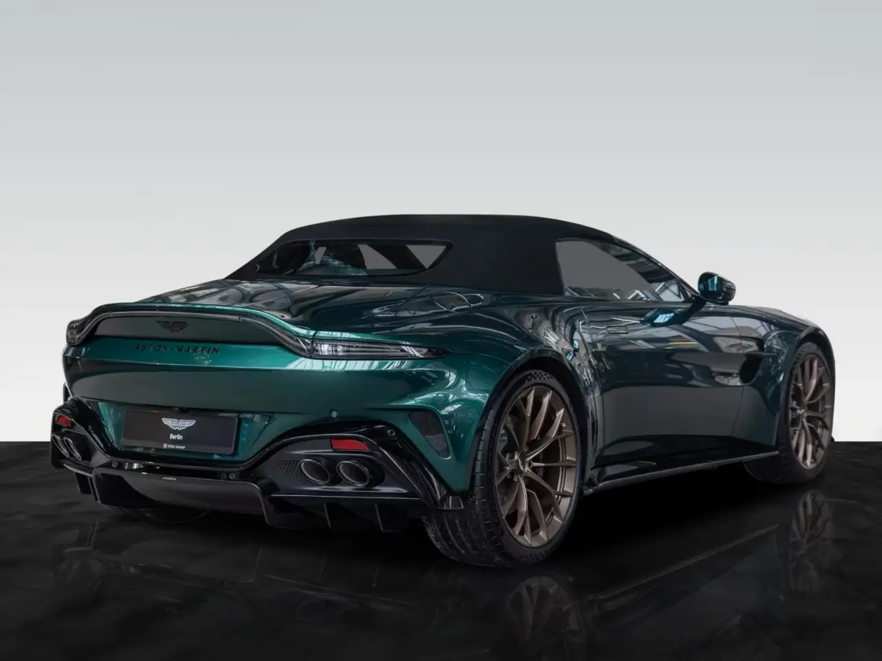 Aston Martin Vantage V8 Spider 2026, rear view — Ibiza Luxury Car Rental, Ibiza. Aston Martin Vantage V8 Spider in Ibiza An Aston Martin Vantage V8 Spider rental in Ibiza…