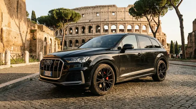Audi SQ7 7seater 2023 — Ibiza Luxury Car Rental, Ибица