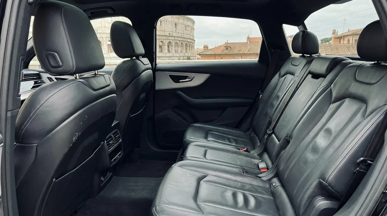 Audi SQ7 7seater 2023, interior — Ibiza Luxury Car Rental, Ibiza. Audi SQ7 7seater in Ibiza An Audi SQ7 7seater rental in Ibiza pairs 530 horsepower with a…