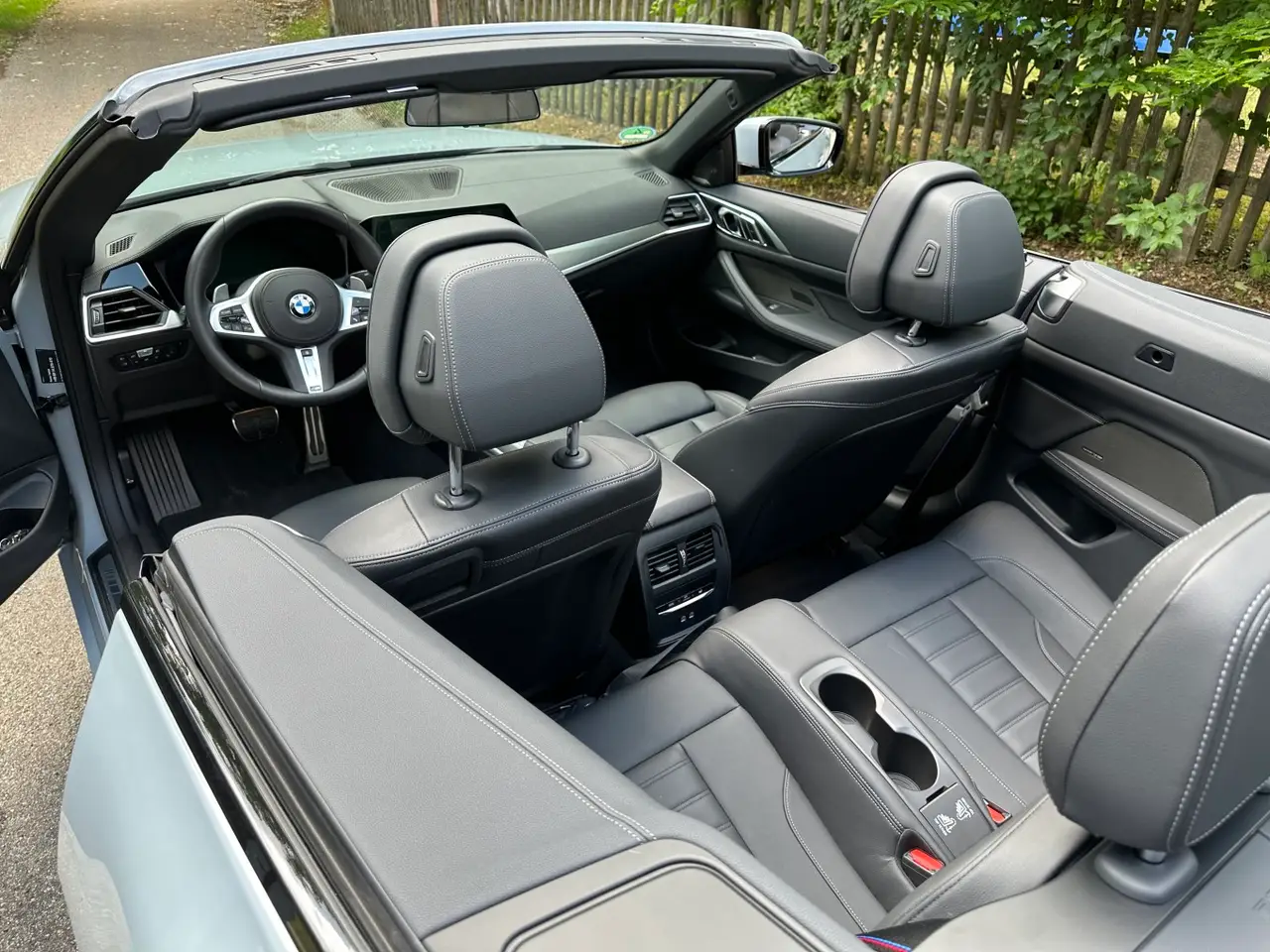 BMW 430i Cabrio 2023, dashboard — Ibiza Luxury Car Rental, Ibiza. BMW 430i Cabrio in Ibiza A BMW 430i Cabrio hire in Ibiza offers open-top driving paired…