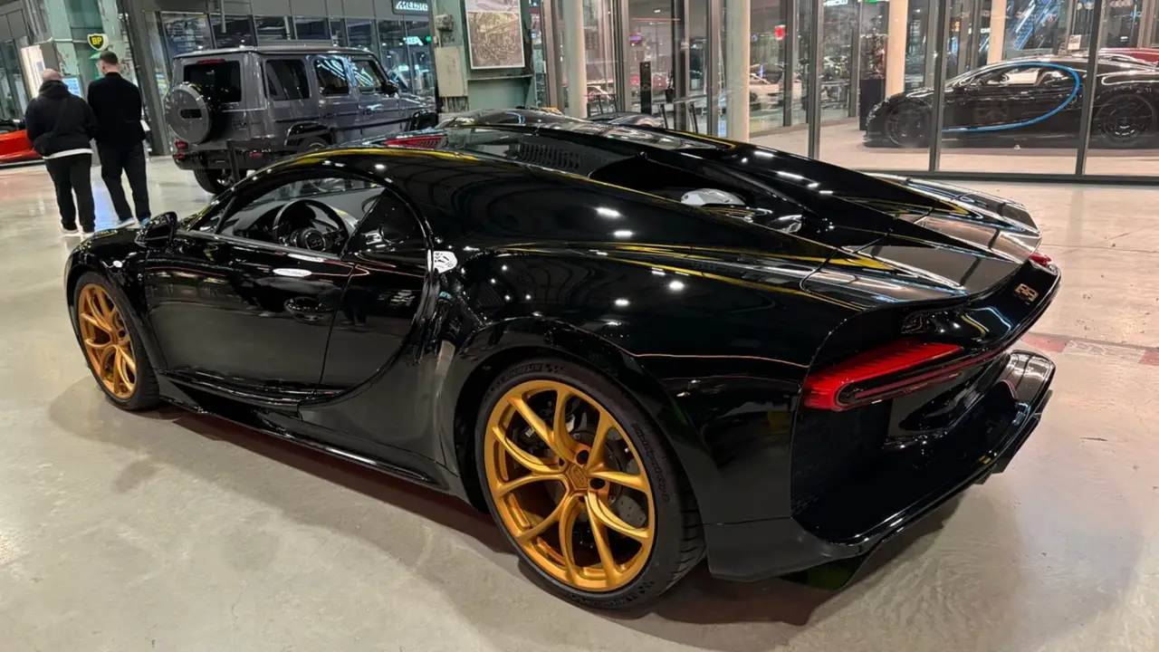 Bugatti Chiron 110 Ani 2019, front view — Ibiza Luxury Car Rental, Ibiza. Bugatti Chiron 110 Ani in Ibiza A Bugatti Chiron 110 Ani rental in Ibiza delivers 1500…