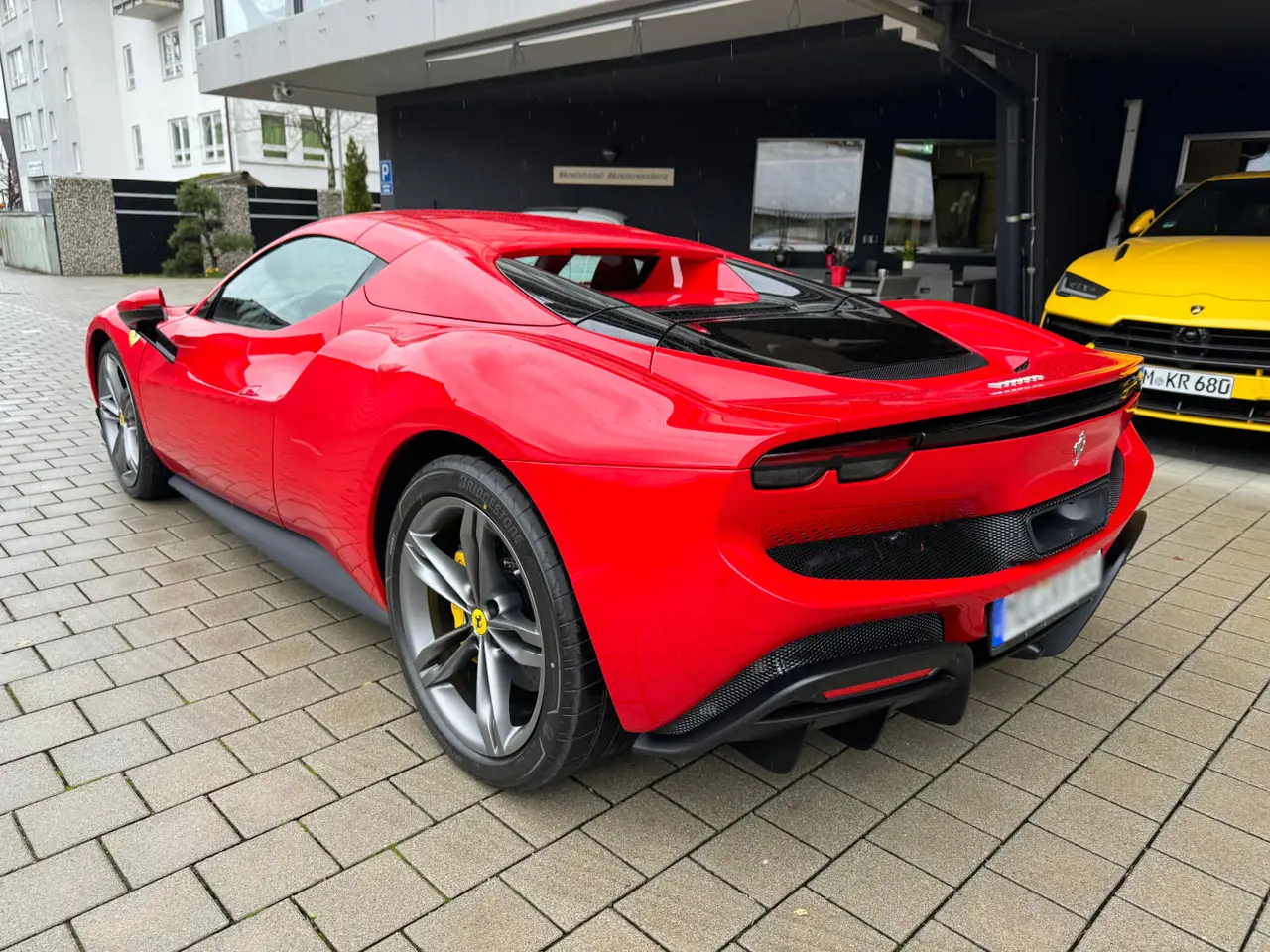 Ferrari 296 GTS Spider 2024, exterior — Ibiza Luxury Car Rental, Ibiza. Ferrari 296 GTS Spider in Ibiza A Ferrari 296 GTS Spider hire in Ibiza pairs 819…