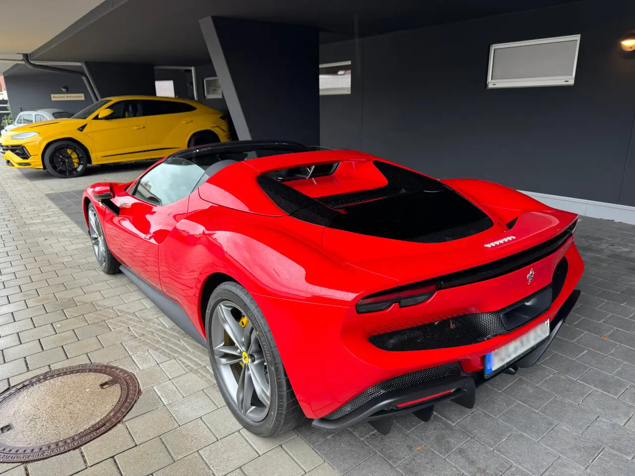 Ferrari 296 GTS Spider 2024, rear view — Ibiza Luxury Car Rental, Ibiza. Ferrari 296 GTS Spider in Ibiza A Ferrari 296 GTS Spider hire in Ibiza pairs 819…