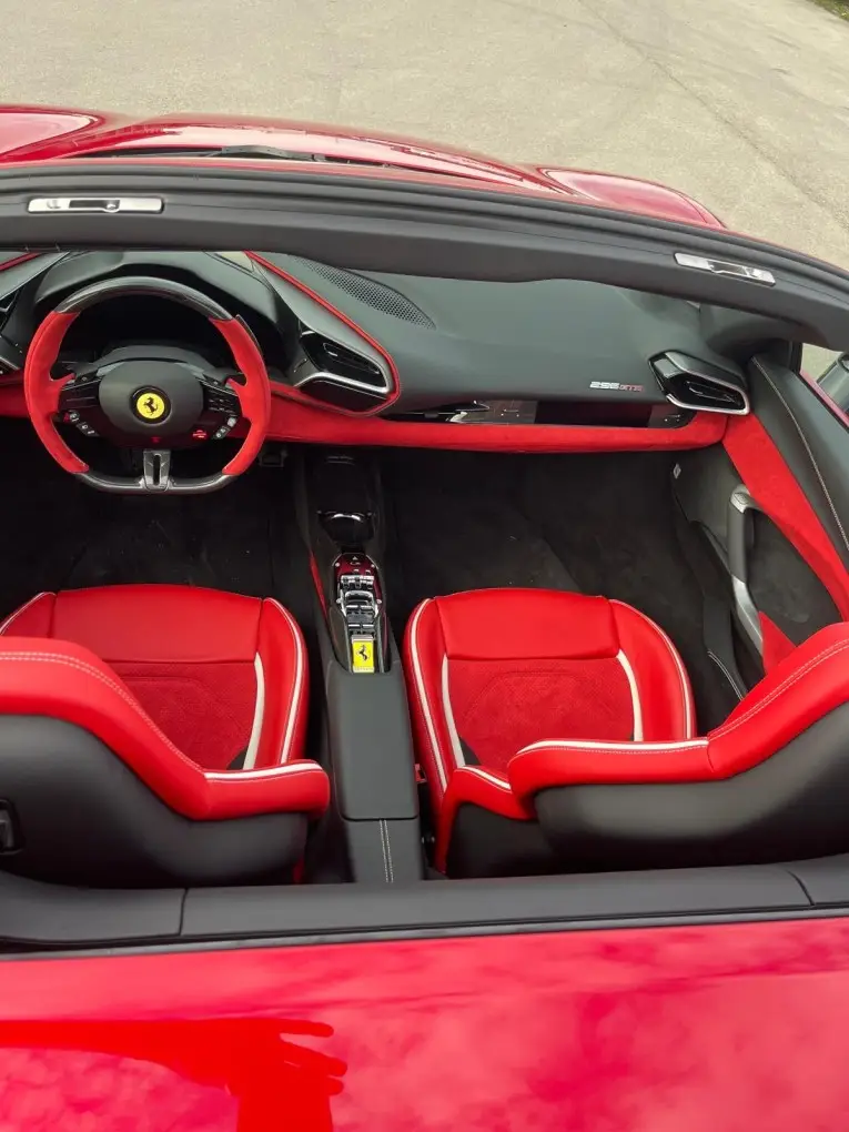 Ferrari 296 GTS Spider 2025, exterior — Ibiza Luxury Car Rental, Ibiza. Ferrari 296 GTS Spider in Ibiza A Ferrari 296 GTS Spider hire in Ibiza pairs 819…