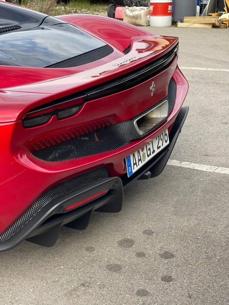 Ferrari 296 GTS Spider 2025, rear view — Ibiza Luxury Car Rental, Ibiza. Ferrari 296 GTS Spider in Ibiza A Ferrari 296 GTS Spider hire in Ibiza pairs 819…