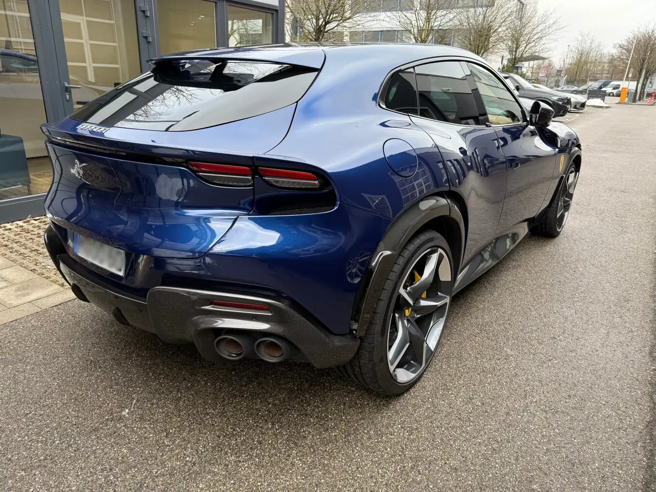 Ferrari Purosangue 2024, exterior — Ibiza Luxury Car Rental, Ibiza. Ferrari Purosangue in Ibiza A Ferrari Purosangue hire in Ibiza delivers 715 horsepower…
