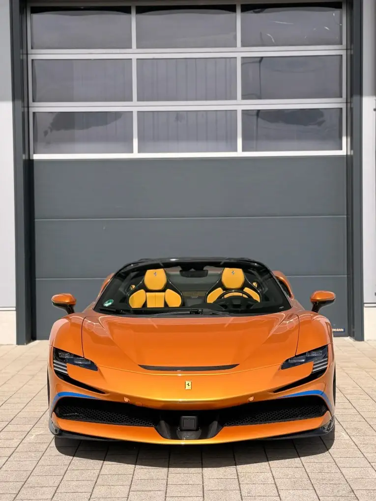 Ferrari SF90 Spider Tailor Made 2025, front view — Ibiza Luxury Car Rental, Ibiza. Ferrari SF90 Spider Tailor Made in Ibiza A Ferrari SF90 Spider Tailor Made hire in Ibiza…
