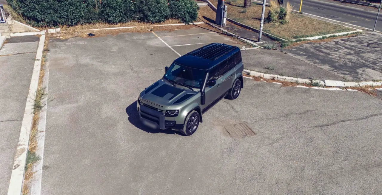 Land Rover Defender X-Dynamic 7 seater 2024, rear view — Ibiza Luxury Car Rental, Ibiza. Land Rover Defender X-Dynamic 7 seater in Ibiza A Land Rover Defender X-Dynamic 7 seater…