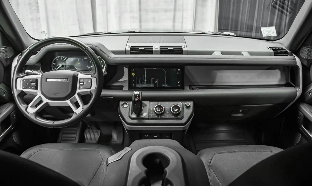 Land Rover Defender X-Dynamic 7 seater 2024, dashboard — Ibiza Luxury Car Rental, Ibiza. Land Rover Defender X-Dynamic 7 seater in Ibiza A Land Rover Defender X-Dynamic 7 seater…
