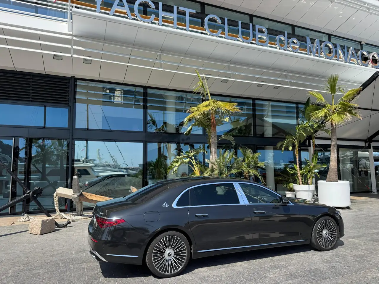 Maybach S580 2023, rear view — Ibiza Luxury Car Rental, Ibiza. Maybach S580 in Ibiza A Maybach S580 rental in Ibiza pairs 503 horsepower with an…