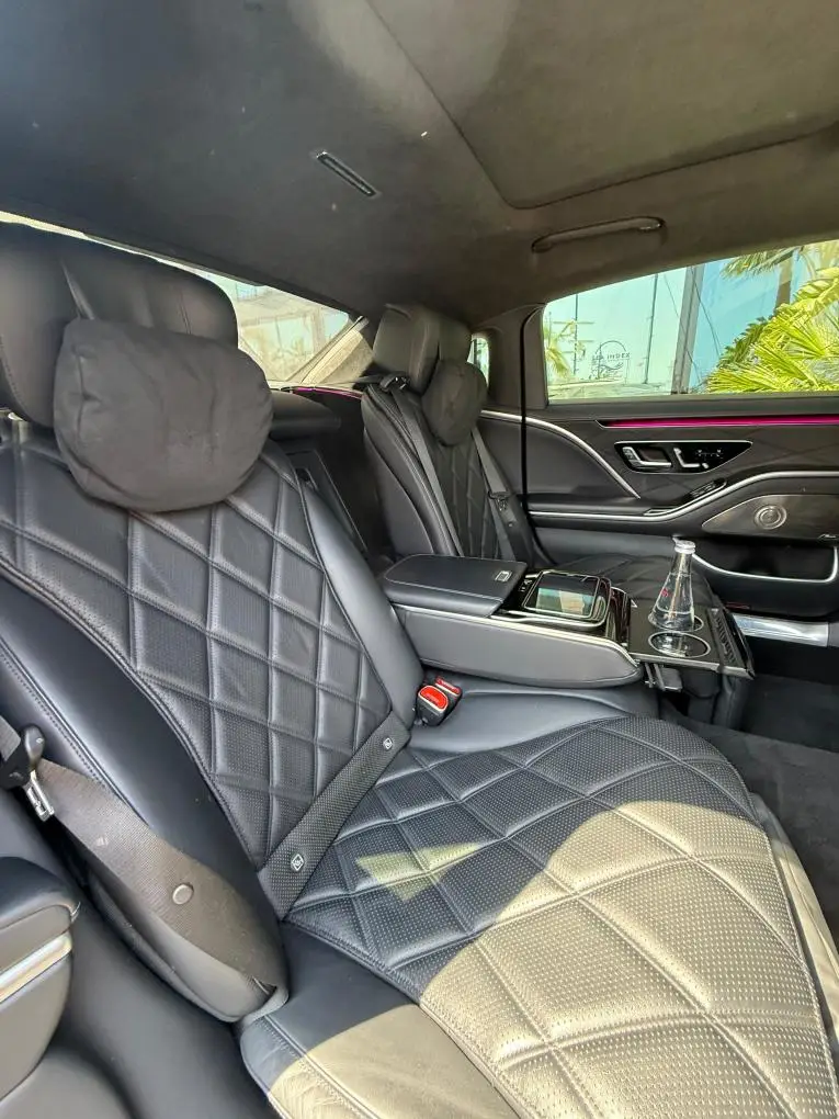 Maybach S580 2023, interior — Ibiza Luxury Car Rental, Ibiza. Maybach S580 in Ibiza A Maybach S580 rental in Ibiza pairs 503 horsepower with an…
