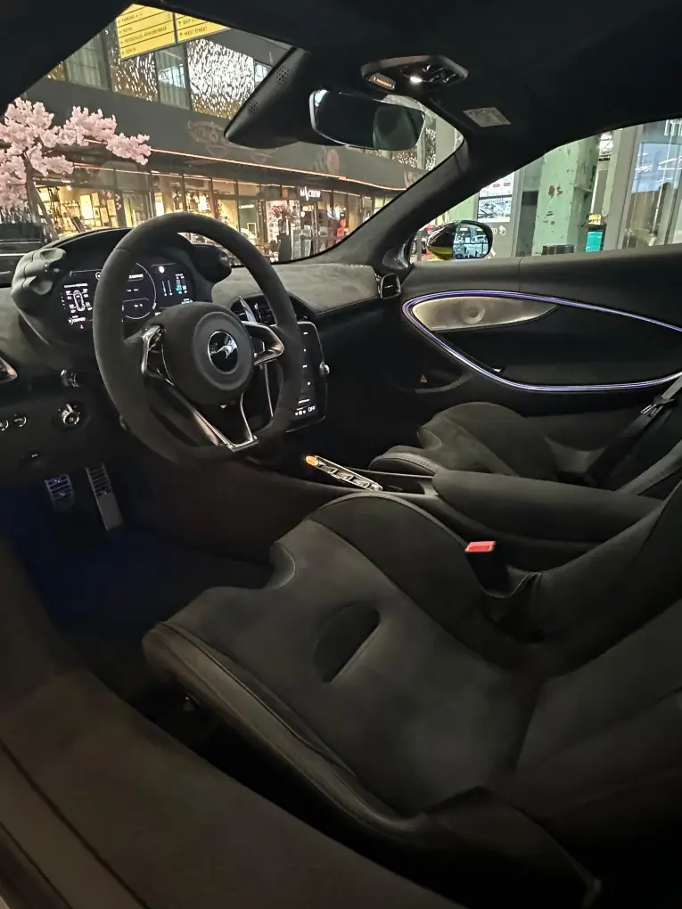 McLaren Artura Spider 2024, dashboard — Ibiza Luxury Car Rental, Ibiza. McLaren Artura Spider in Ibiza A McLaren Artura Spider rental in Ibiza pairs 671…