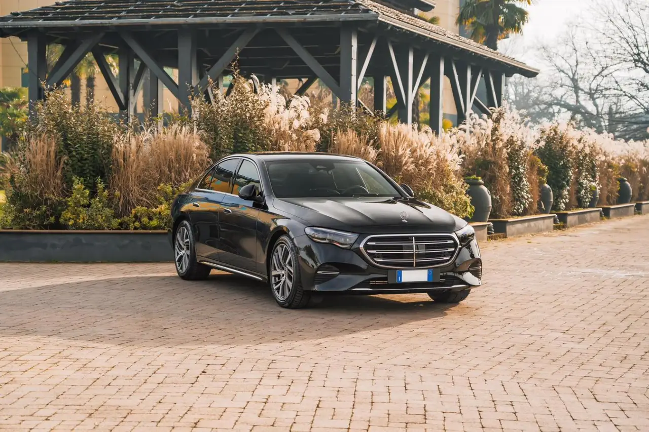 Mercedes Benz E-klasse 220d Premium Plus 2026, rear view — Ibiza Luxury Car Rental, Ibiza. Mercedes Benz E-klasse 220d Premium Plus in Ibiza A Mercedes Benz E-klasse 220d Premium…
