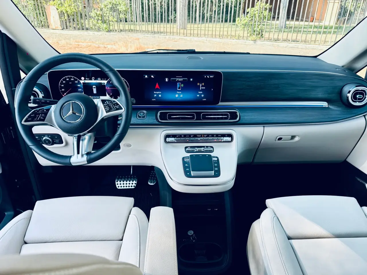 Mercedes Benz V300 4x4 XL VIP (Captain, 7 seat) 2025, rear view — Ibiza Luxury Car Rental, Ibiza. Mercedes Benz V300 4x4 XL VIP (Captain, 7 seat) in Ibiza A Mercedes Benz V300 4x4 XL VIP…