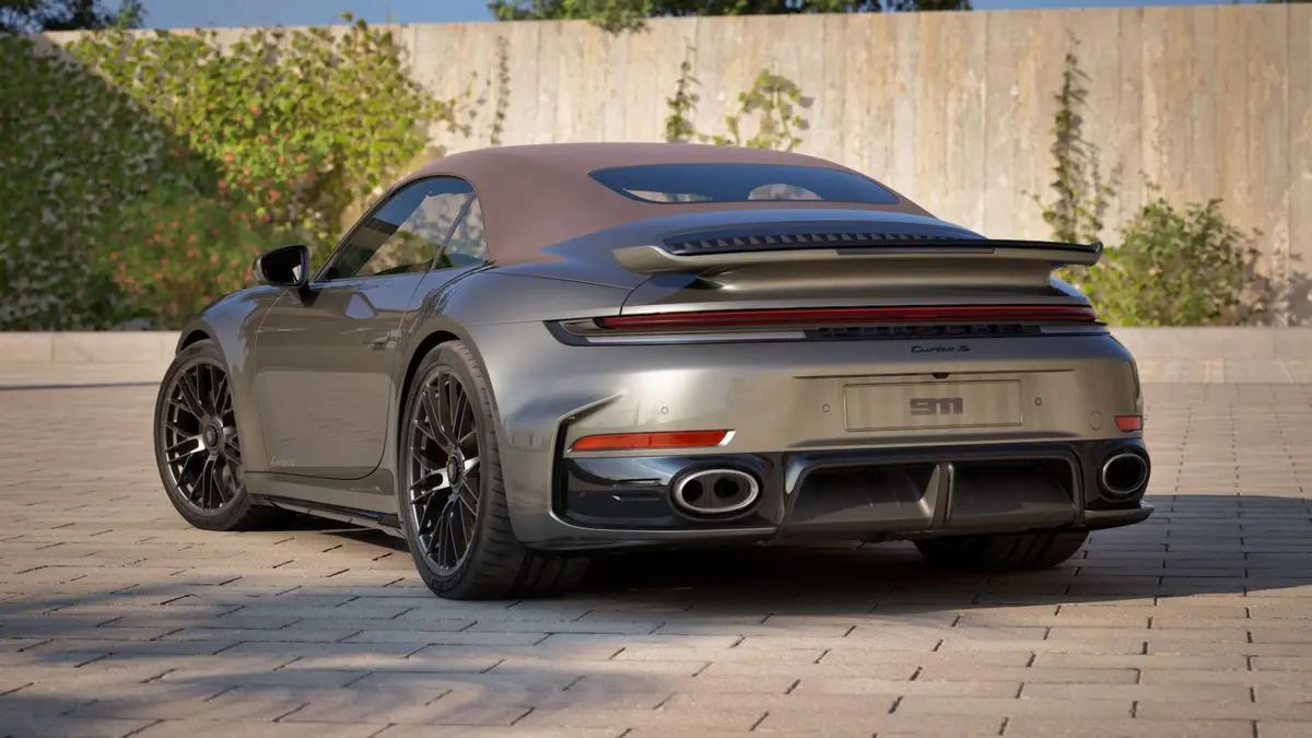 Porsche 911 992 Carrera Turbo S Cabrio 2026, exterior — Ibiza Luxury Car Rental, Ibiza. Porsche 911 992 Carrera Turbo S Cabrio in Ibiza A Porsche 911 992 Carrera Turbo S Cabrio…