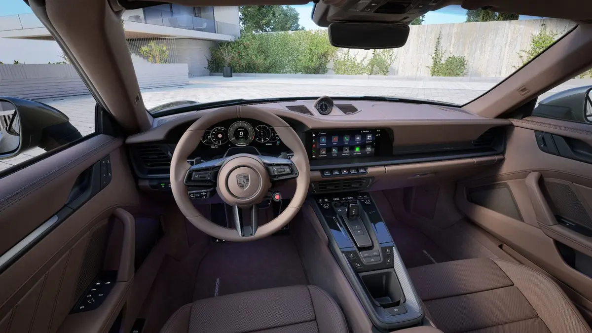 Porsche 911 992 Carrera Turbo S Cabrio 2026, rear view — Ibiza Luxury Car Rental, Ibiza. Porsche 911 992 Carrera Turbo S Cabrio in Ibiza A Porsche 911 992 Carrera Turbo S Cabrio…