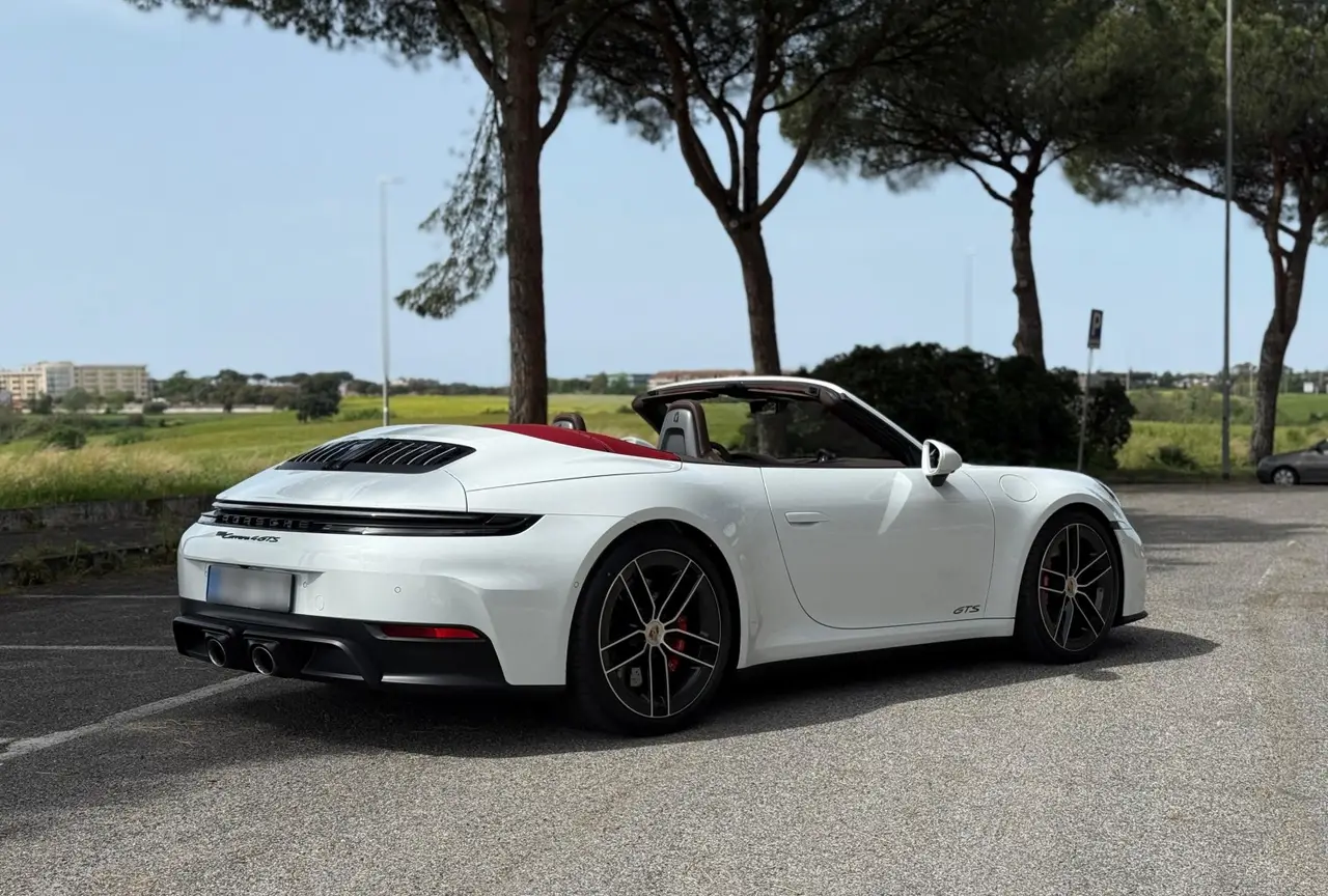 Porsche 992.2 Carrera 4 GTS Cabrio 2025, front view — Ibiza Luxury Car Rental, Ibiza. Porsche 992.2 Carrera 4 GTS Cabrio in Ibiza A Porsche 992.2 Carrera 4 GTS Cabrio hire in…