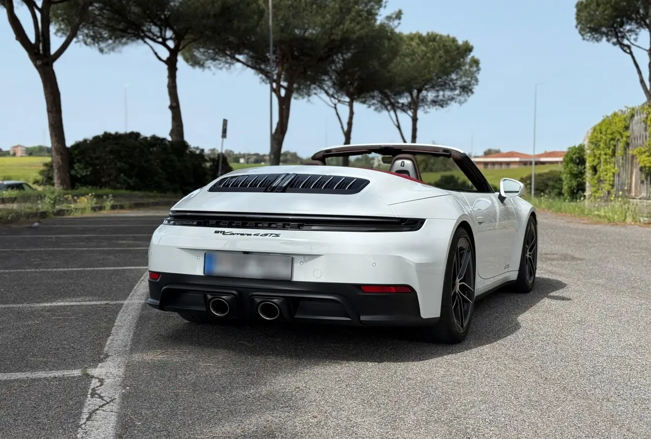 Porsche 992.2 Carrera 4 GTS Cabrio 2025, rear view — Ibiza Luxury Car Rental, Ibiza. Porsche 992.2 Carrera 4 GTS Cabrio in Ibiza A Porsche 992.2 Carrera 4 GTS Cabrio hire in…