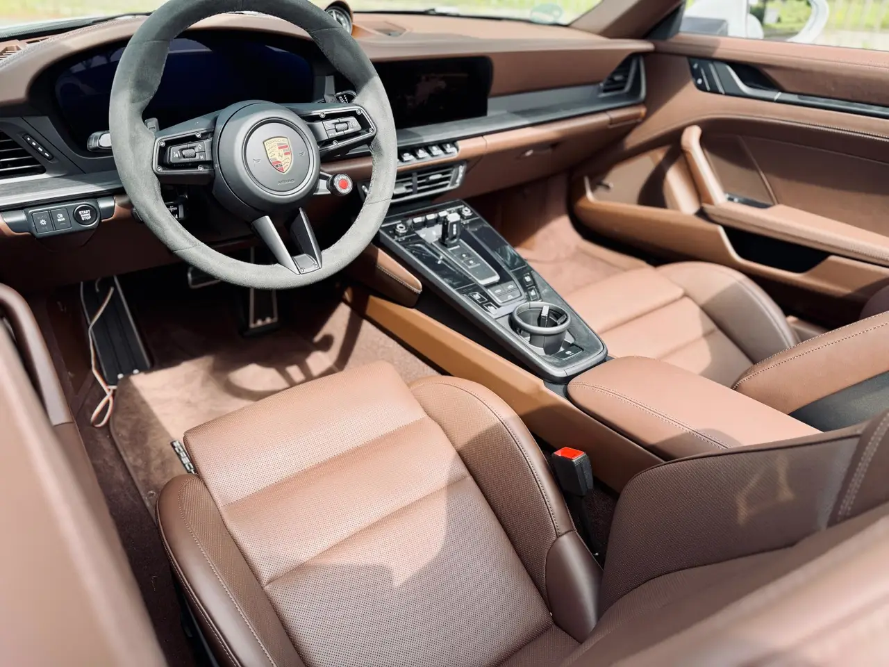 Porsche 992.2 Carrera 4 GTS Cabrio 2025, dashboard — Ibiza Luxury Car Rental, Ibiza. Porsche 992.2 Carrera 4 GTS Cabrio in Ibiza A Porsche 992.2 Carrera 4 GTS Cabrio hire in…