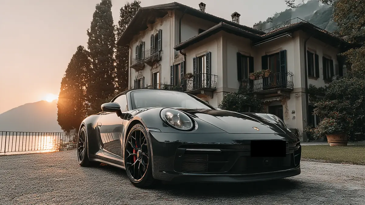 Porsche 992 Carrera 4 GTS Cabrio 2024, rear view — Ibiza Luxury Car Rental, Ibiza. Porsche 992 Carrera 4 GTS Cabrio in Ibiza A Porsche 992 Carrera 4 GTS Cabrio hire in…