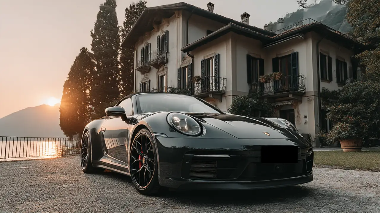 Porsche 992 Carrera 4 GTS Cabrio 2024, rear view — Ibiza Luxury Car Rental, Ibiza. Porsche 992 Carrera 4 GTS Cabrio in Ibiza A Porsche 992 Carrera 4 GTS Cabrio hire in…