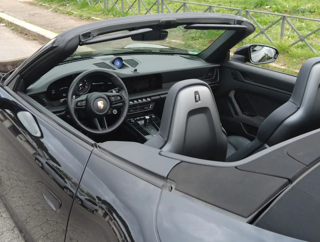 Porsche 992 Carrera 4 GTS Cabrio 2024, interior — Ibiza Luxury Car Rental, Ibiza. Porsche 992 Carrera 4 GTS Cabrio in Ibiza A Porsche 992 Carrera 4 GTS Cabrio hire in…