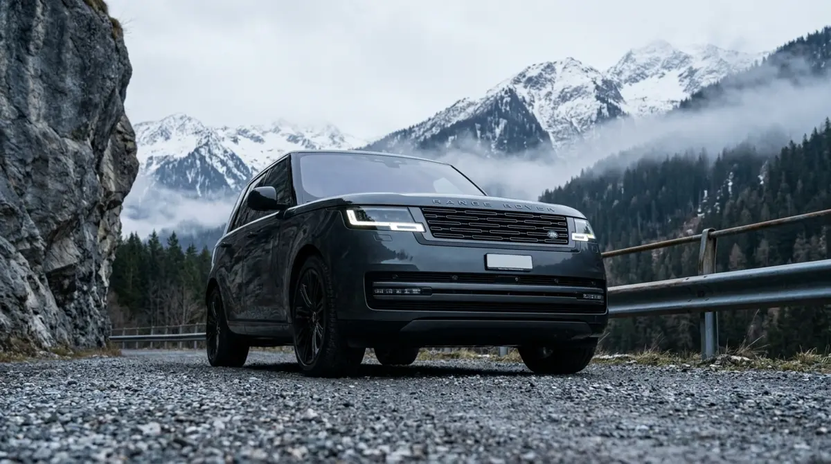 Rover Range Rover Autobiography P530 2026, rear view — Ibiza Luxury Car Rental, Ibiza. Rover Range Rover Autobiography P530 in Ibiza A Rover Range Rover Autobiography P530…