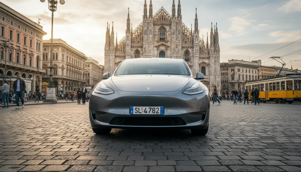 Tesla Model Y Long Range 2023, front view — Ibiza Luxury Car Rental, Ibiza. Tesla Model Y Long Range in Ibiza A Tesla Model Y Long Range rental in Ibiza delivers 378…